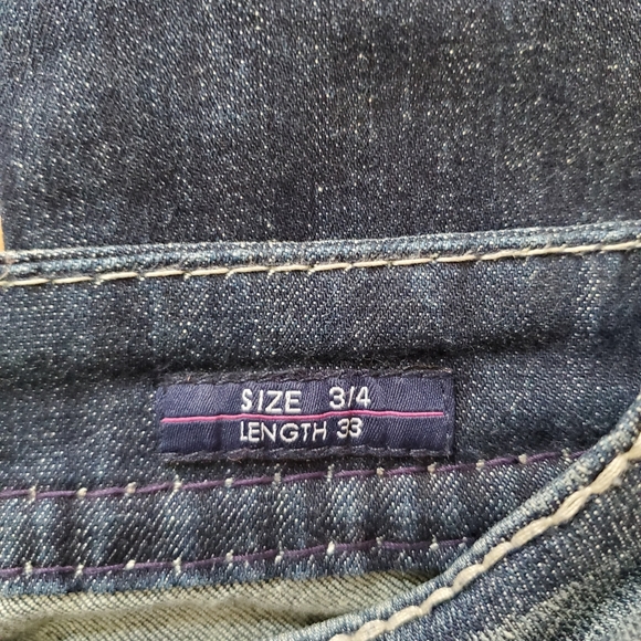 Vigoss jeans size 3/4. Length 33. New York boot cut with stretch - Picture 4 of 8